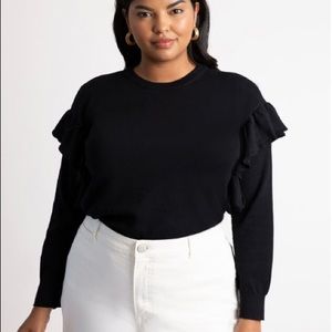 Eloquii Flutter Sleeve Sweater (sz 18/20)
